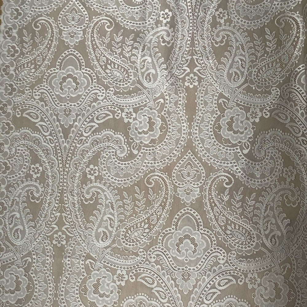3x Laced JC PENNEY CURTAINS cream color